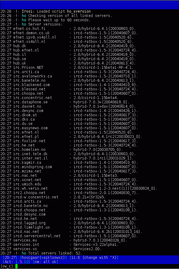 sversion screenshot